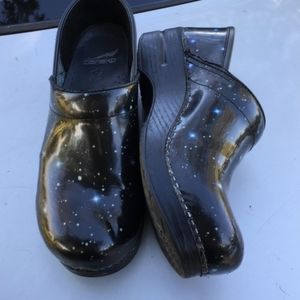 Dansko Stargazer Night Sky Space Cosmos Galaxy Nursing Healthcare Clogs 38